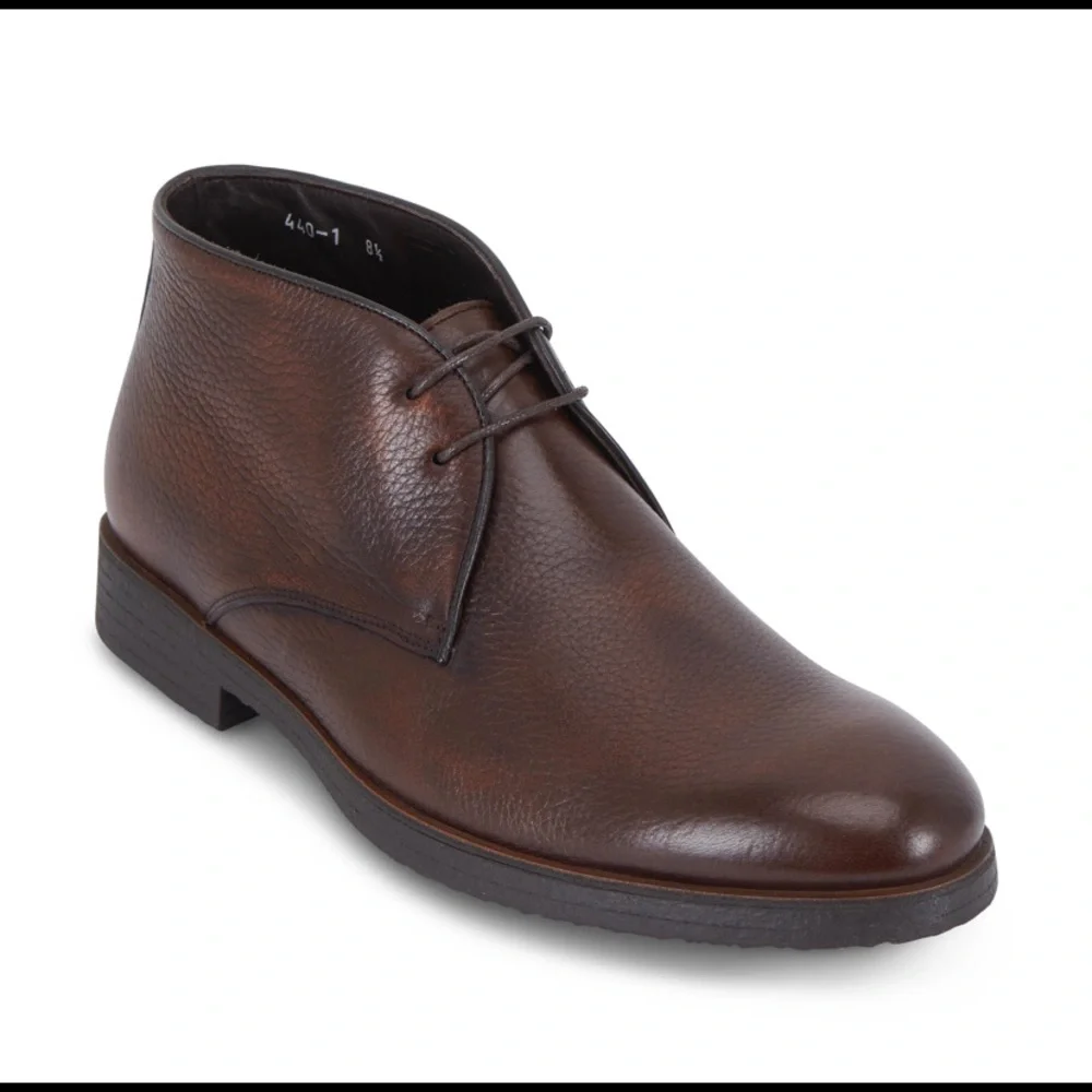 To Boot New York Calder Cognac Leather Chukka Boot